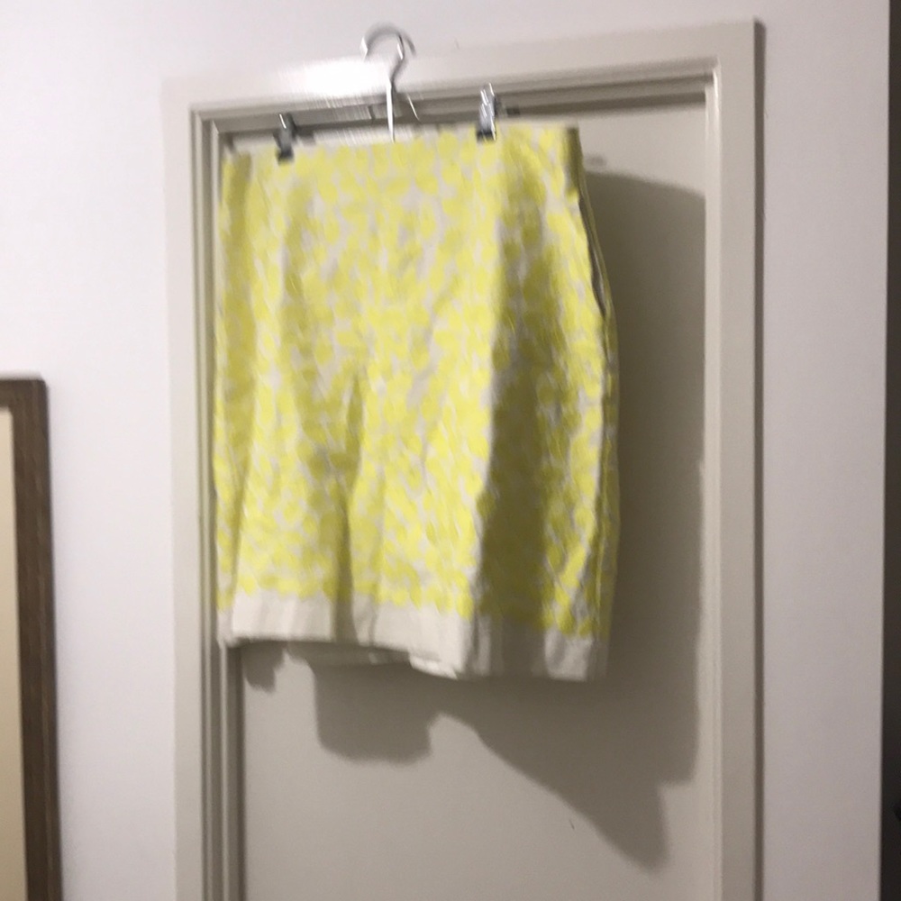 Boden yellow cotton skirt size 16L.
